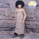 Doll Clothes Floral Chiffon Shirred Dress for Tyler/Ellowyne/14" Kish/Unoa MSD