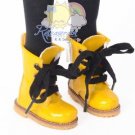 Martin Stitch Shoes Boots Patent Yellow for Yo-SD BJD Dollfie/12" Kish dolls