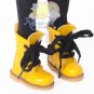 Martin Stitch Shoes Boots Patent Yellow for Yo-SD BJD Dollfie/12" Kish dolls