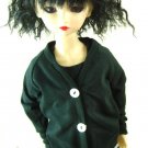 Super Dollfie SD Girl Outfit Black V-Neck Jacket