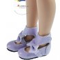 Releaserain Doll Shoes Mary Jane Bow Boots Lilac FIT for 12" Marley Dolls