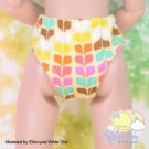 Doll Clothes Underwear Yellow Rainbow Undies for Tyler/Ellowyne/14" Kish/MSD BJD