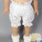 Doll Clothes White Lace Mesh Bloomers Pants for 18" American Girl dolls