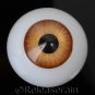 Doll Acrylic Eyes Half Round Burnt Orange #R008 20mm for BJD Dollfie Reborn