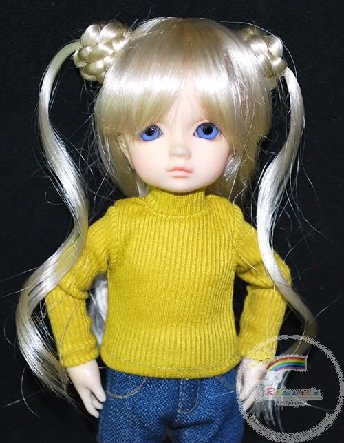 Dollfie Yo-SD Outfit Turtleneck Top Yellow