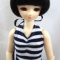 Mini Super Dollfie MSD Dark Blue Stripe Halter-Neck Tee