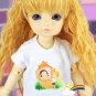 Dollfie Yo-SD Outfit White Short-Sleeve Tee Give a Rose