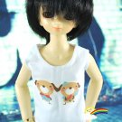 MSD Dollfie Doll Outfit White Sleeveless Dog Wedding
