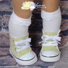 Releaserain Cons Sneakers Shoes Boots Honeydew Green for 18" American Girl Doll