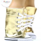 Knee Shoes Sneakers Boots Leather Gold f/ American Girl