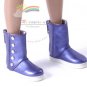 Releaserain Doll Shoes 5-Stud Boots M.Violet for Slim MSD BJD 14"Kish 17"Matt