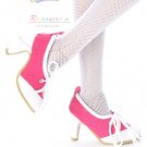Releaserain Doll Shoes High Heel Pumps Sneakers Rose Pink FIT 16" Fashion Dolls