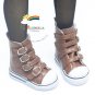 Buckles Ankle Leather Sneakers Boots Shoes Brown for SD Dollfie dolls
