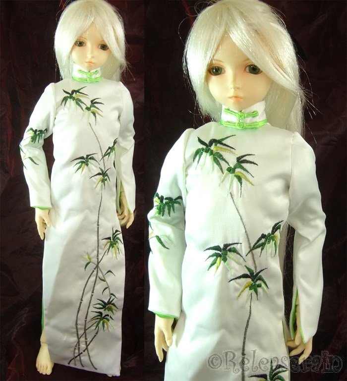 Doll Clothes Satin Bamboo Embroidery Chinese Outfit FIT SD13 Boy BJD Dolls