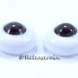Releaserain Doll Glass Eyes 14mm S.Grey/D.PP Cat #CE02 for BJD Dollfie
