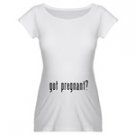 "Got Pregnant" Maternity Shirt (belly version)