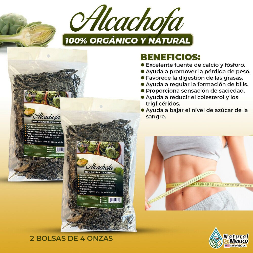Alcachofa Artichoke Control Weight Loss 8 oz-227g. (2 de 4oz) #1 THE BEST TEA