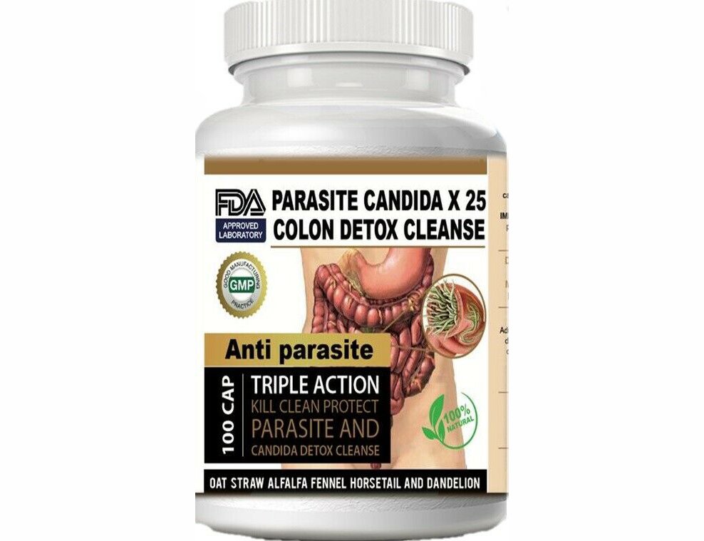 CANDIDA FUNGUS KILLER Fast CANDIDIASIS & Detox 100 CAPS USA MADE ORIGINAL