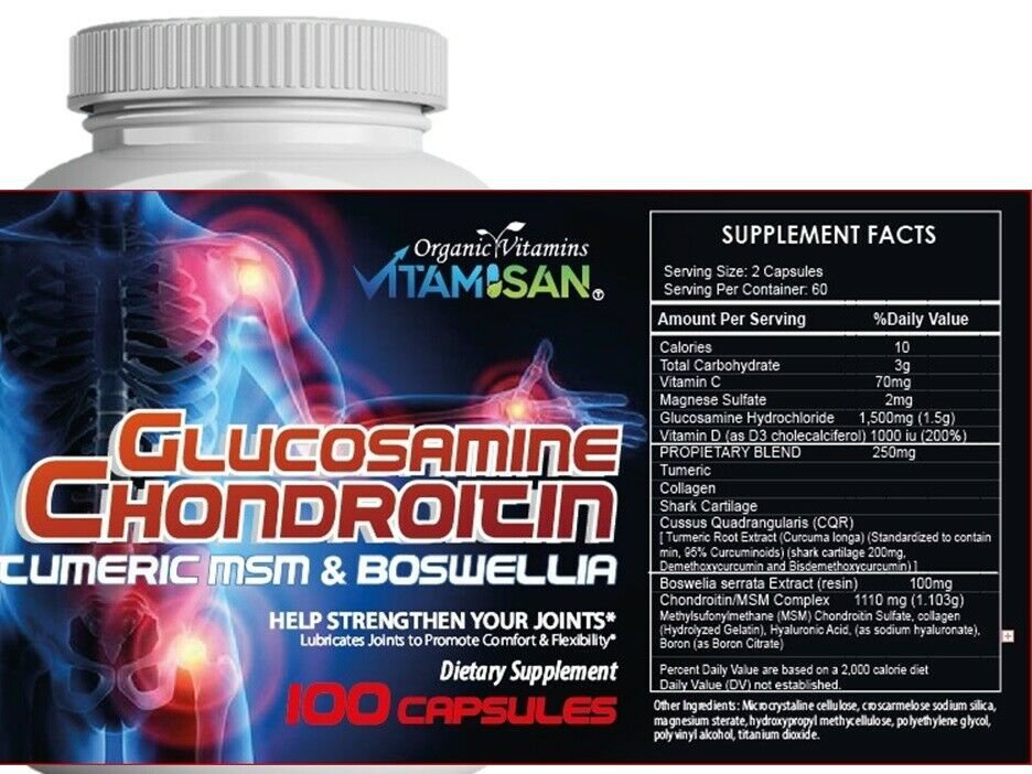 glucosamine chondroitin triple strength 200 caplets