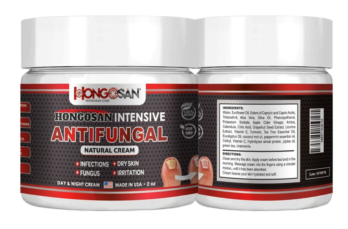 Jock Itch Cream EXTRA STRENGTH Antifungal Balm Relief Treatment