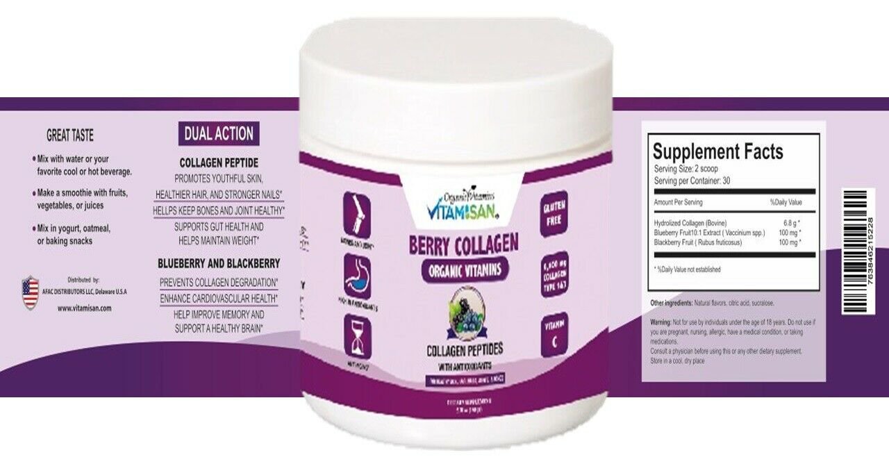 Berry Restore COLLAGEN - Dual Action Collagen & Antioxidants, PEPTIDE Collagen
