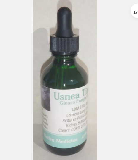 Usnea Tincture 2fl oz bottle