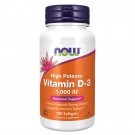 NOW FOODS Vitamin D-3 1000 IU 180 Softgels