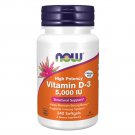 NOW FOODS Vitamin D-3 5000 IU 240 Softgels