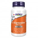 NOW FOODS L-Carnosine 500 mg 50 Veg Capsules