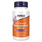NOW FOODS Resveratrol Extra Strength 350 mg 60 Veg Capsules