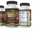 Organic Vitamins Biotin & Collagen Hair Growth Supplement Hair, Skin, Joints 120