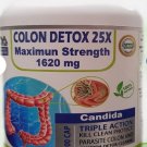 COLON CLEANSE DETOX BODY CLEANSER ELIMINATES WASTE WEIGHT LOSS REDUCE FAT PILLS