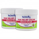 TriDerma Pain Relief Cream Value Pack (2) 4 Ounce Jars, FSA Eligible