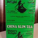 2 CHINA SLIM TEA 36 BAGS (PACK OF 2 BOXES) TOTAL 72 TEA BAGS DIETER'S