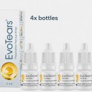 4x EvoTears eye drops, 3ml  treatment of dry eyes