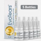 5 x EvoTears eye drops, 3ml  treatment of dry eyes