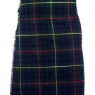 Scottish Hunting Stewart Tartan 8 Yard Kilt For Men 26 Waist Size Traditional Tartan Kilt