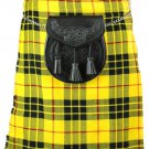Scottish McLeod Of Lewis 8 Yard Tartan Kilt For Men 32 Waist Size Traditional Tartan Kilt