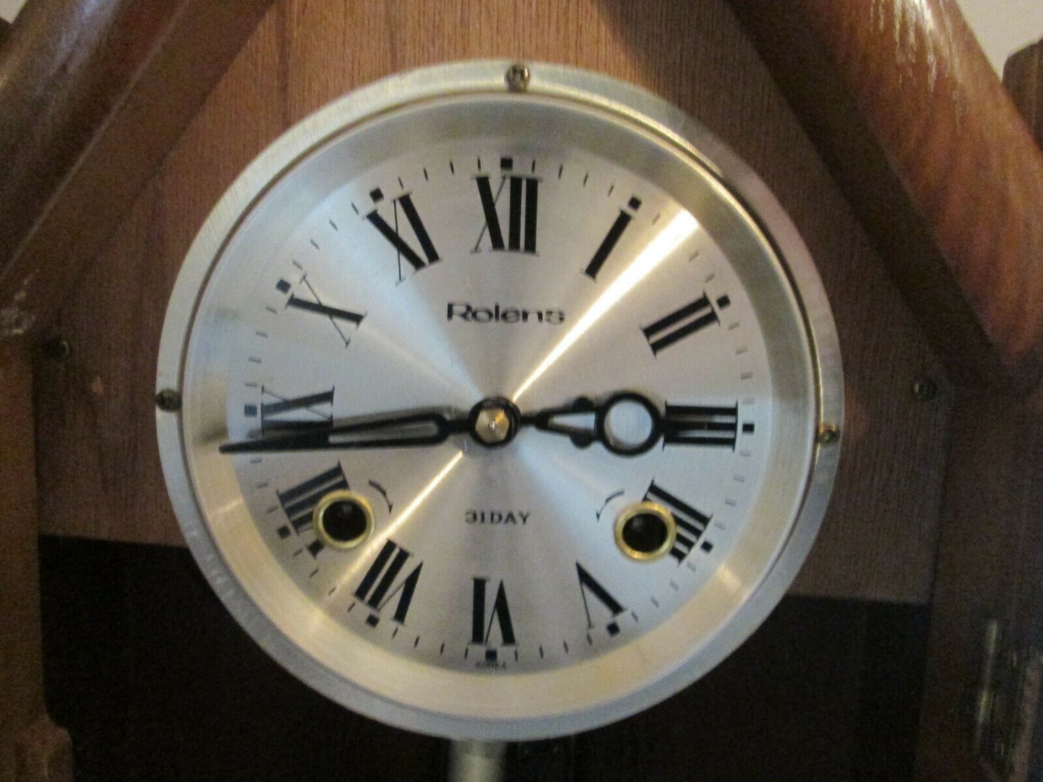 ROLENS 31 day pendulum wall clock made in Korea with Key and Pendulum