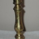 Vintage Brass Candlestick Holders made in India ROUND Base 7.25” TALL