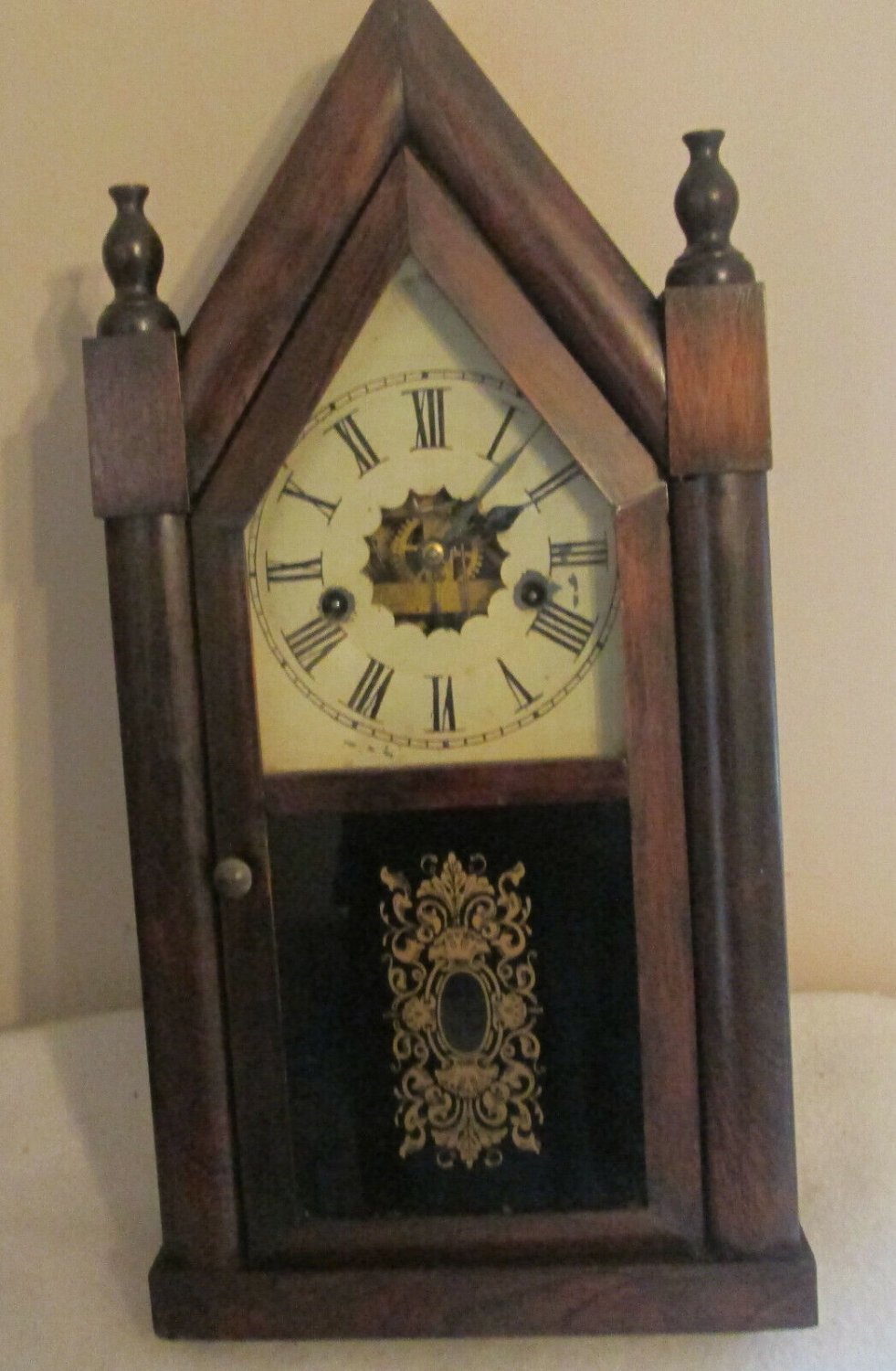 ANTIQUE SETH THOMAS STEEPLE CLOCK