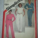 Simplicity Pattern 6207 JUMPSUIT WITH NECKLINE VARIATIONS SIZE 10/12