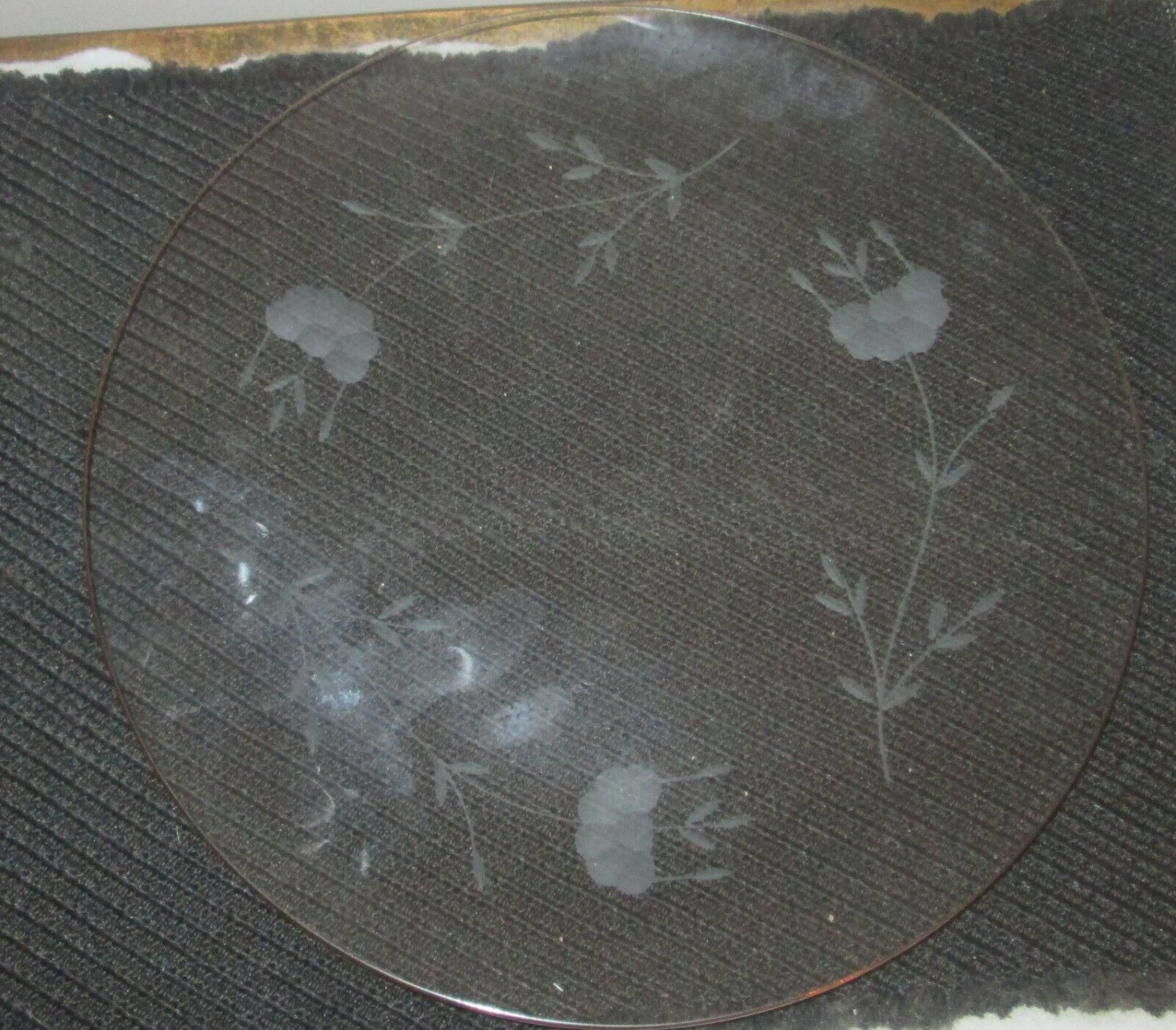 Princess House Crystal Platter 609 Oval Fine Tempered NIB Heritage