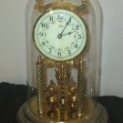 Antique KIDNINGER & OBERGFELL Brass & Dome 400 Day German Anniversary Clock