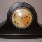 Antique 1896 Gilbert Tambour Wooden Pendulum Mantel Clock, USA, for Parts