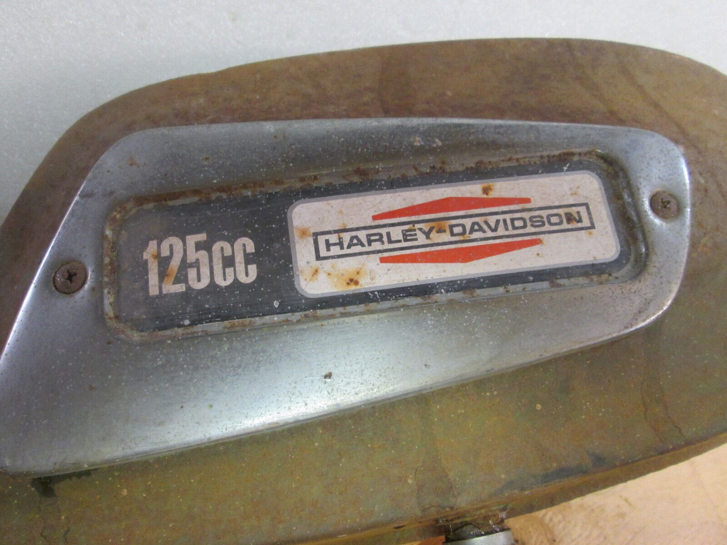 HarleyDavidson AMF 125cc Rapido Gas Tank VALVE LEAK TESTED side Harley