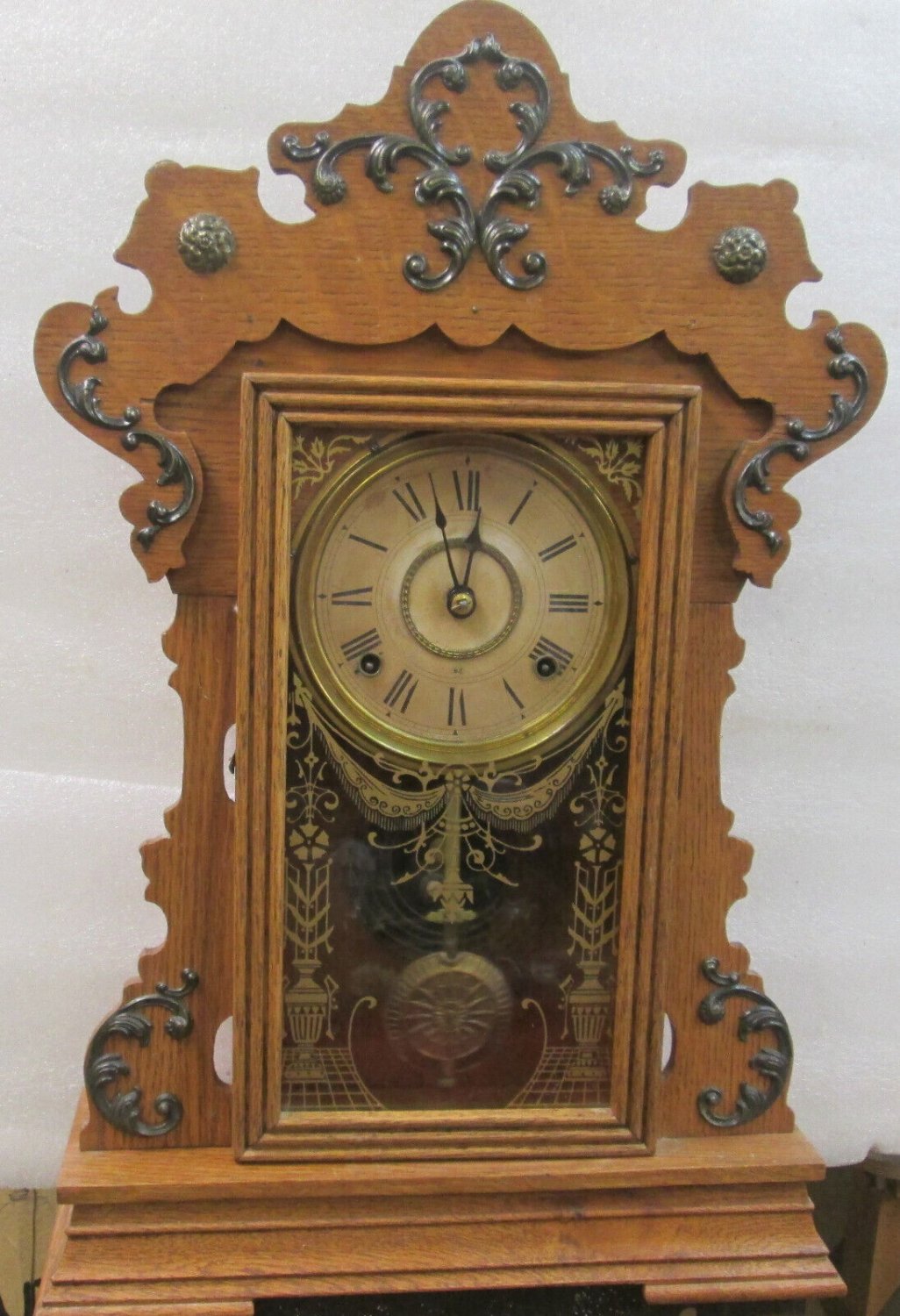 Antique 1890'S Seth Thomas Gingerbread Mantel _ Wall Clock Immaculate ...