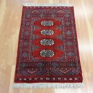 2' 1 X 3' 2 VINTAGE BOKHARA RUG RED ORIENTAL RUG SALE AREA RUG FREE SHIPPING