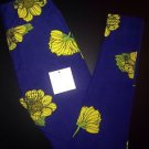 LuLaRoe SUNFLOWER Leggings *UNICORN* One Size GORGEOUS Navy Yoga FLORAL NWT OS