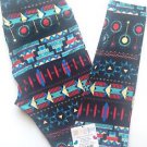 LuLaRoe GEOMETRIC Leggings OS RARE BLACK Background One Size GEO HTF Yoga NWT OS